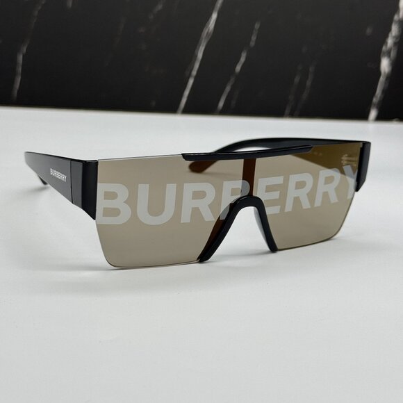 NEW BURBERRY BE4291 3001/G UNISEX SHIELD SUNGLASSES BURBERRY - Picture 5 of 12